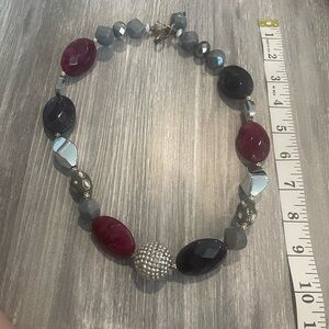 Elegant Multi-Color Beaded Necklace